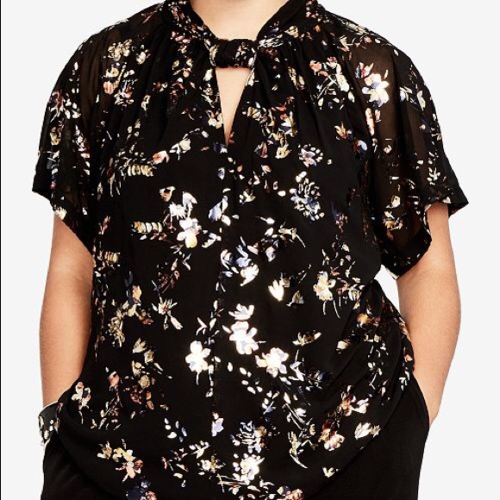 RACHEL Rachel Roy Trendy Mock-Neck Kimono Top
